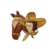 tete cheval femme cowboy